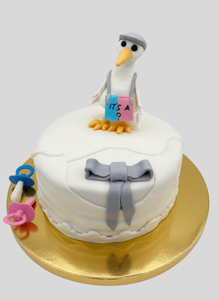 Cute Stork Cake