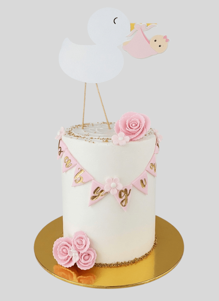 Enthralling Stork Cake