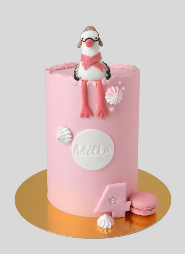 Graceful Stork Cake