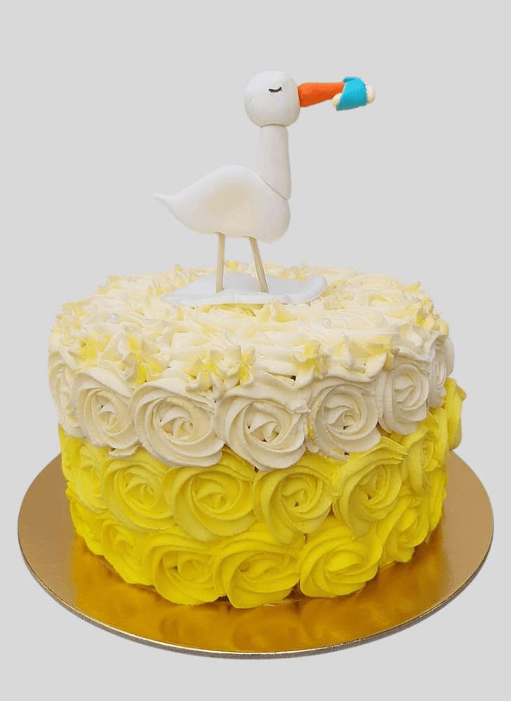 Inviting Stork Cake
