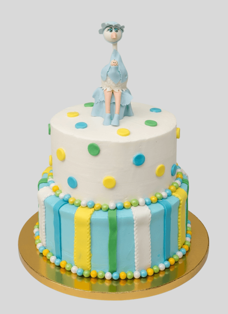 Pretty Stork Cake