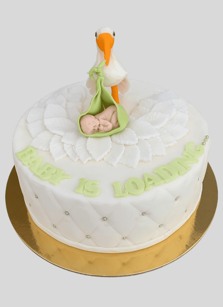 Resplendent Stork Cake