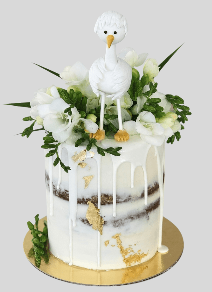 Stunning Stork Cake