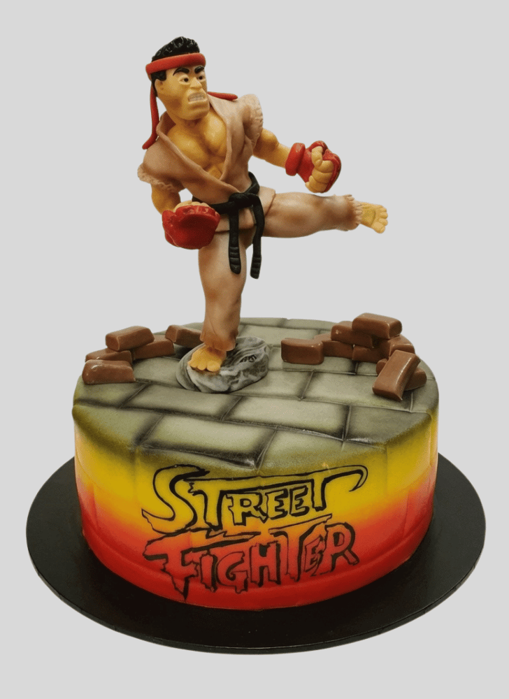 Comely Street Fighter Cake