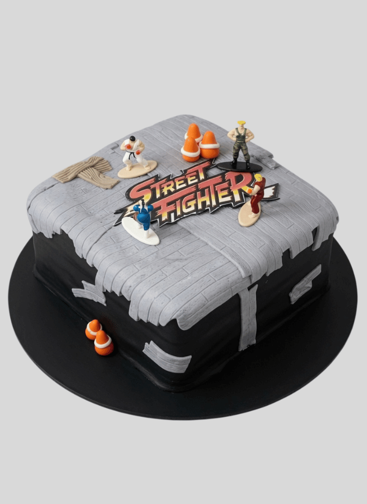 Enthralling Street Fighter Cake