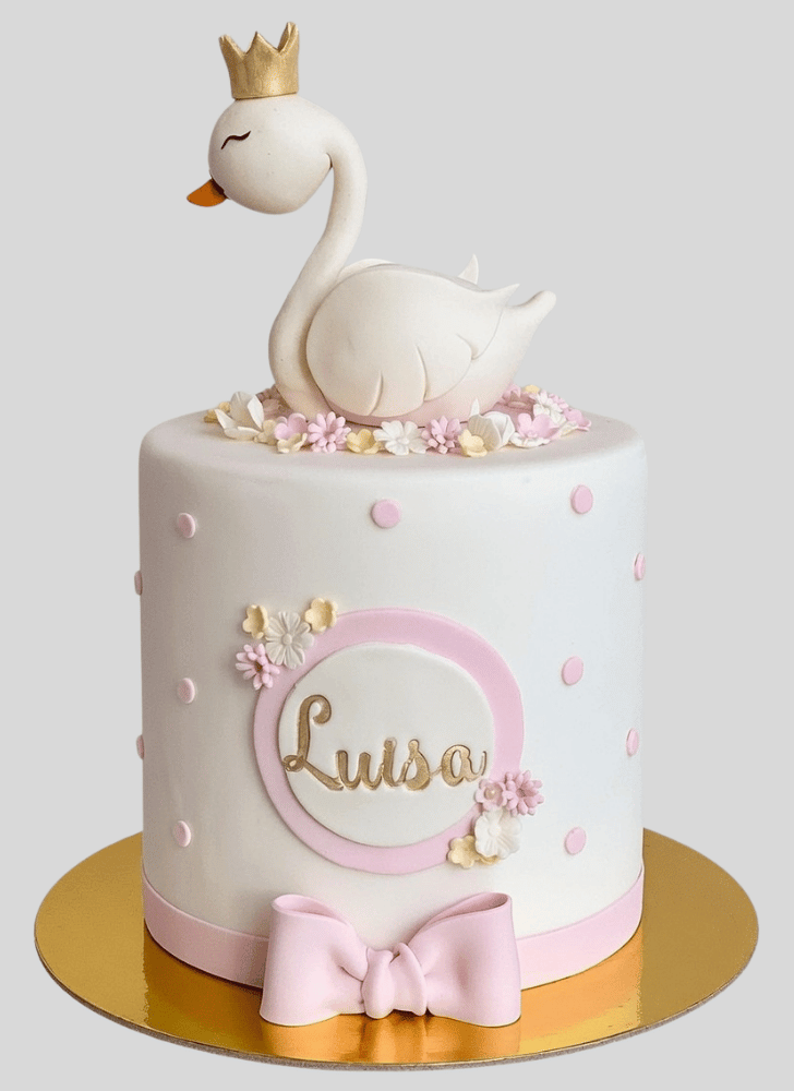 Bewitching Swan Cake