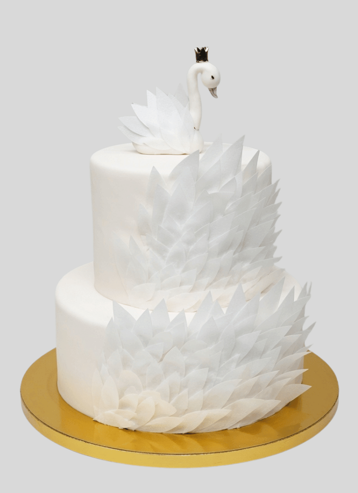 Dazzling Swan Cake