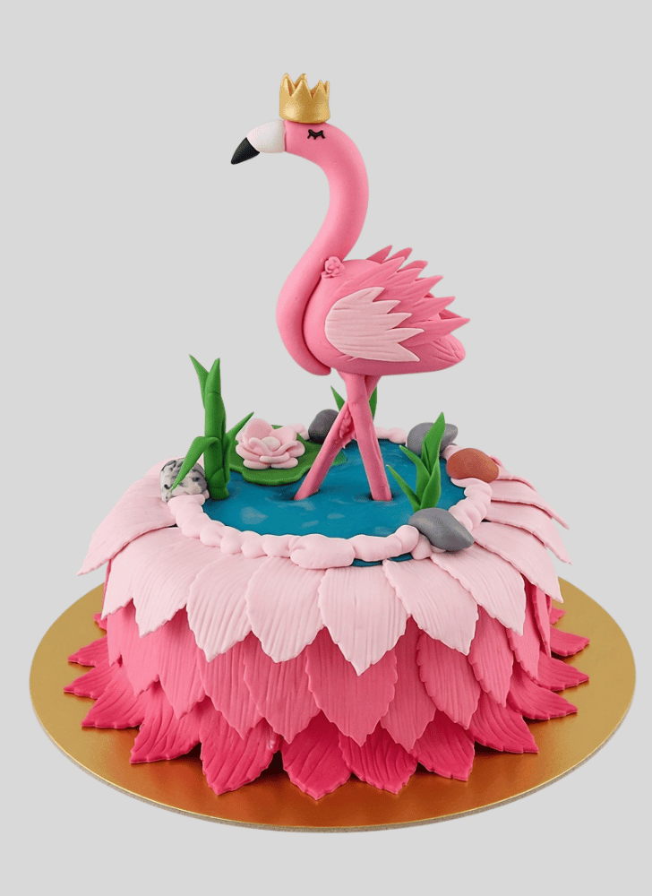 Elegant Swan Cake