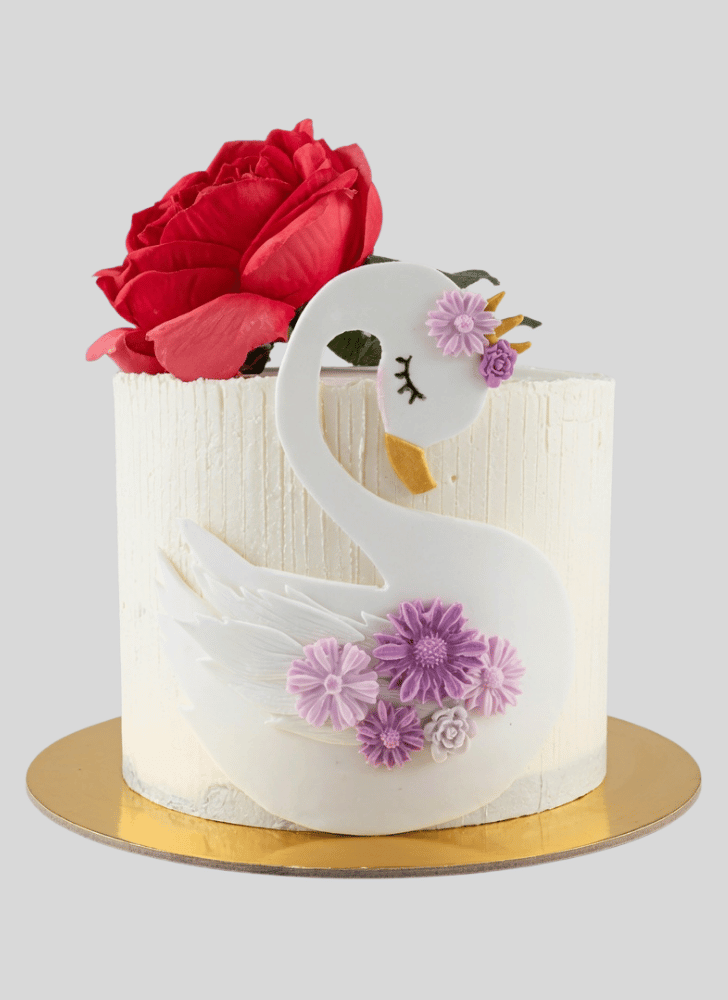 Fair Swan Cake
