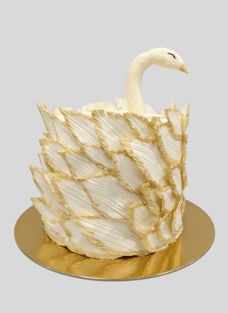 Fascinating Swan Cake