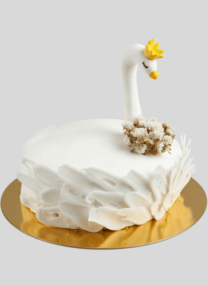 Fetching Swan Cake