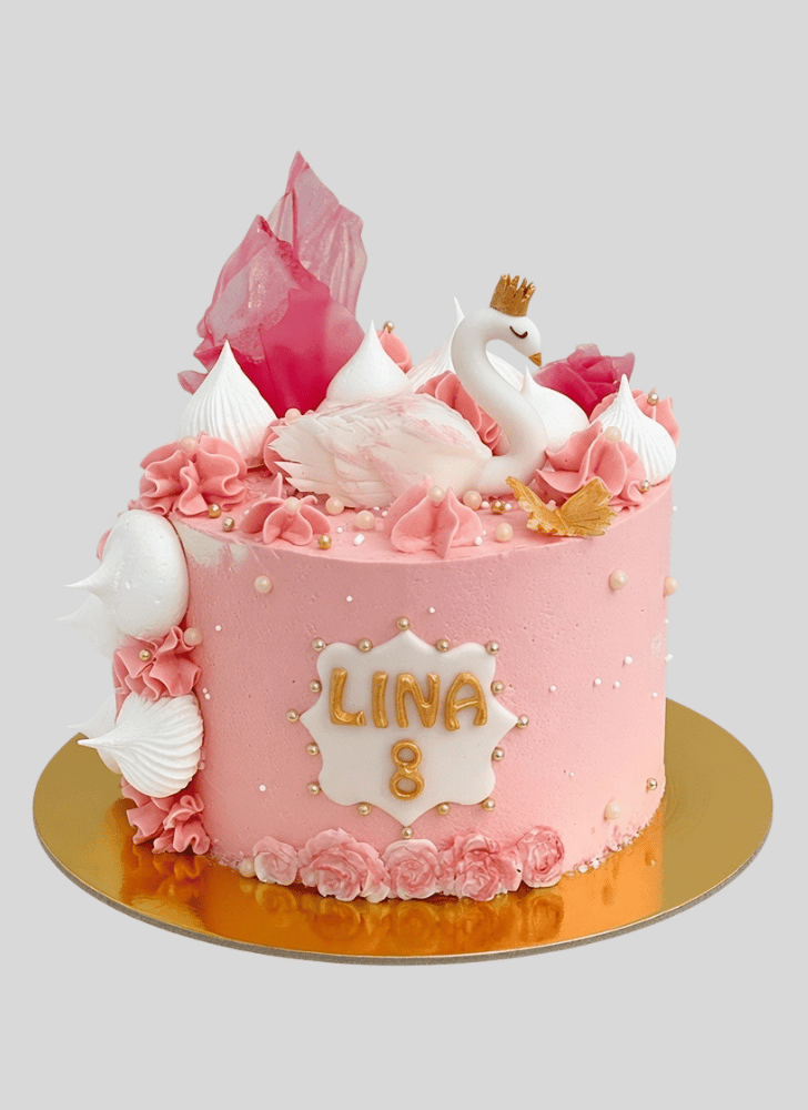 Handsome Swan Cake