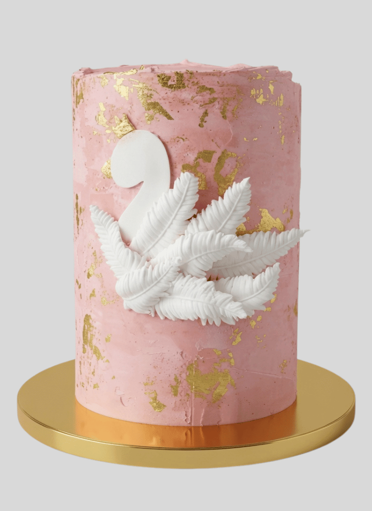 Ravishing Swan Cake
