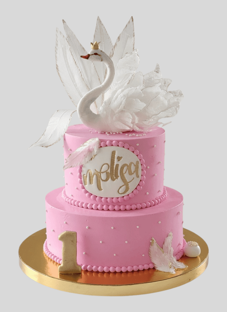 Refined Swan Cake