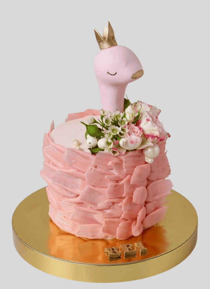 Resplendent Swan Cake