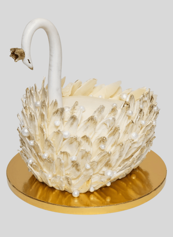Slightly Swan Cake