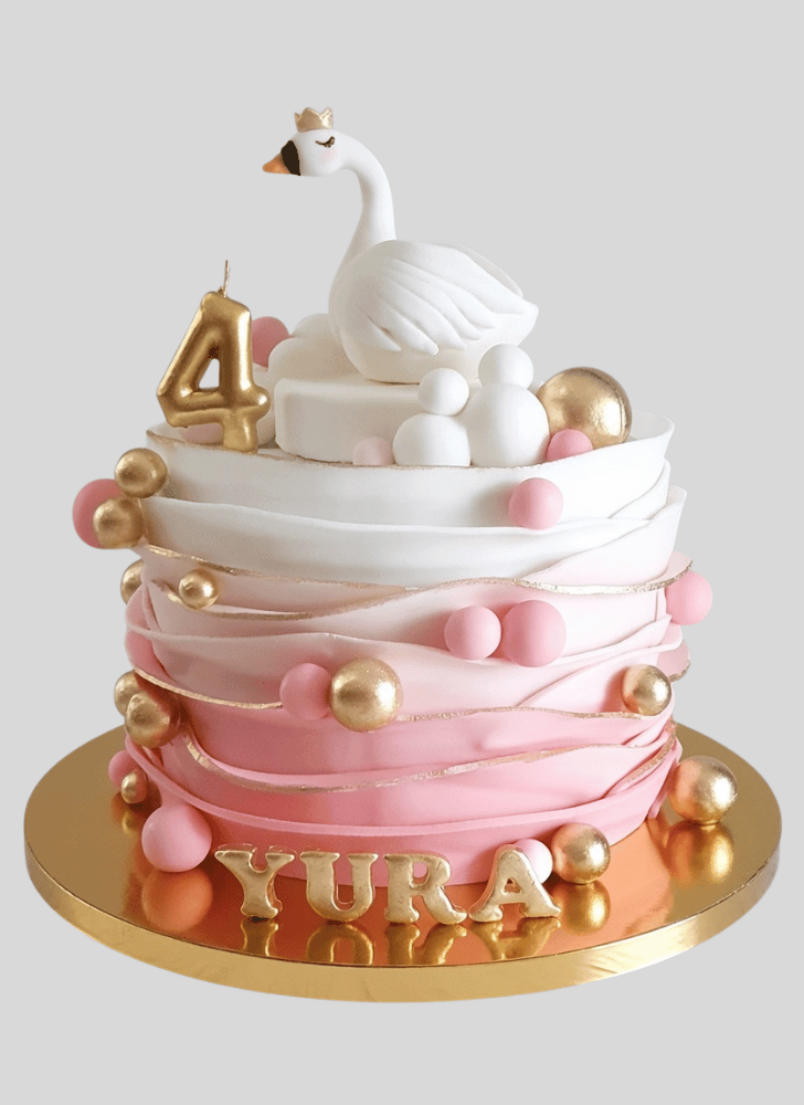 Superb Swan Cake