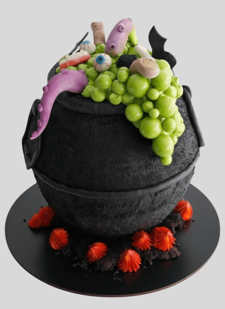Bewitching The Black Cauldron Cake