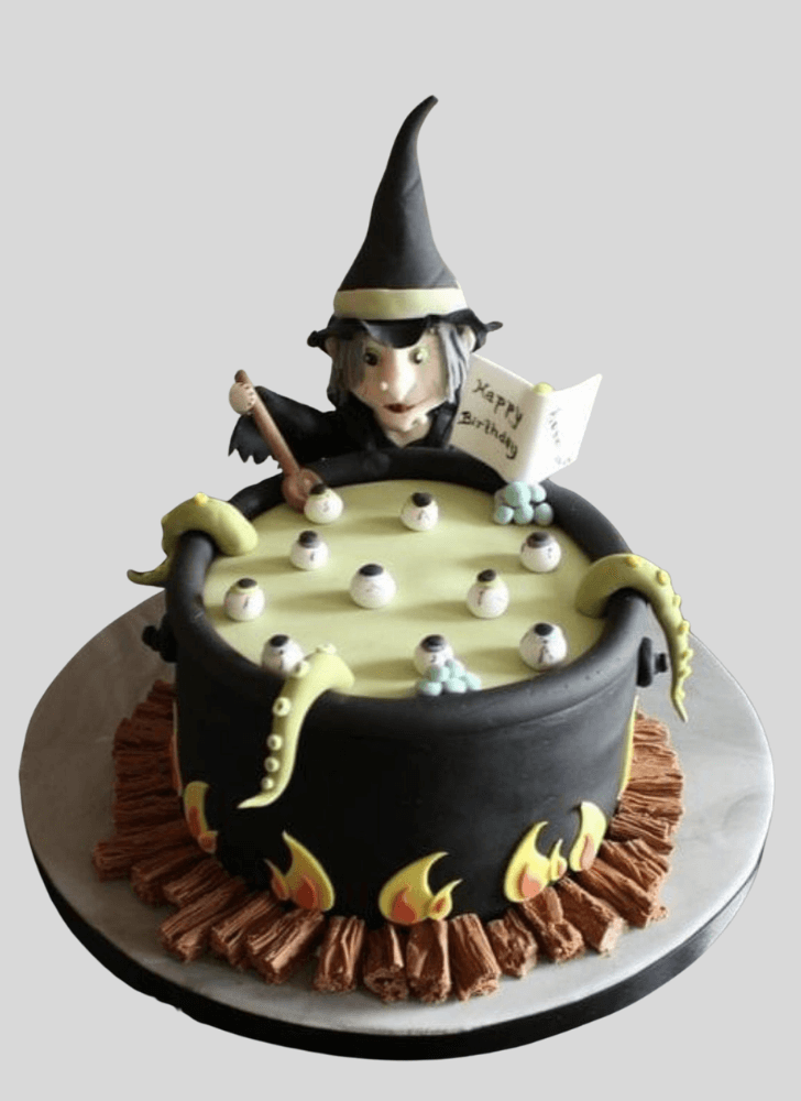 Elegant The Black Cauldron Cake