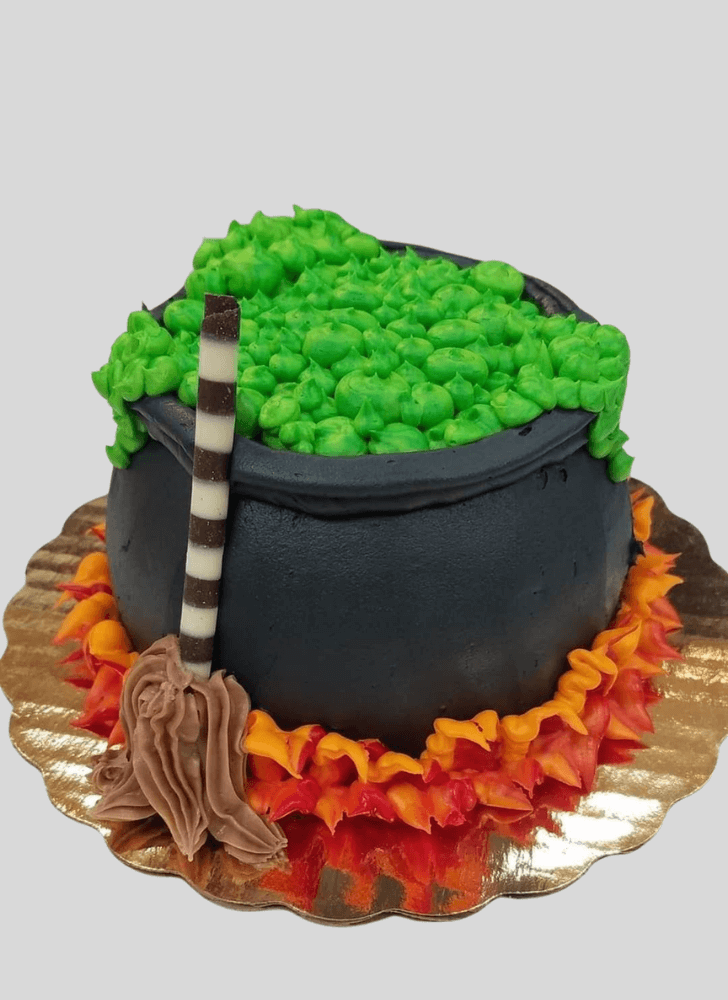 Wonderful The Black Cauldron Cake Design