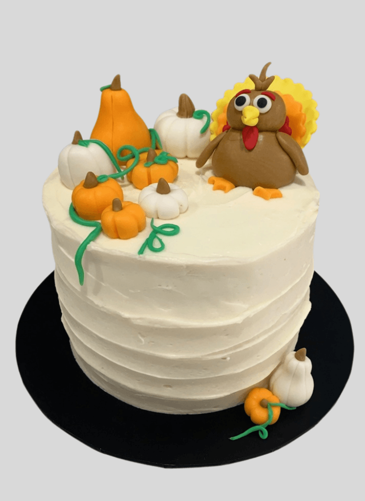 Comely Turkey Cake