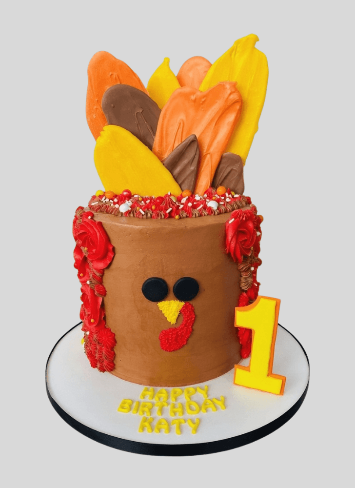 Elegant Turkey Cake