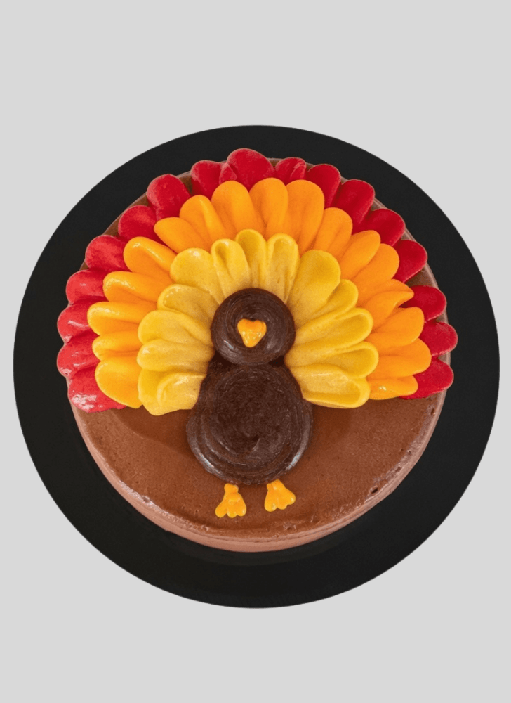 Graceful Turkey Cake