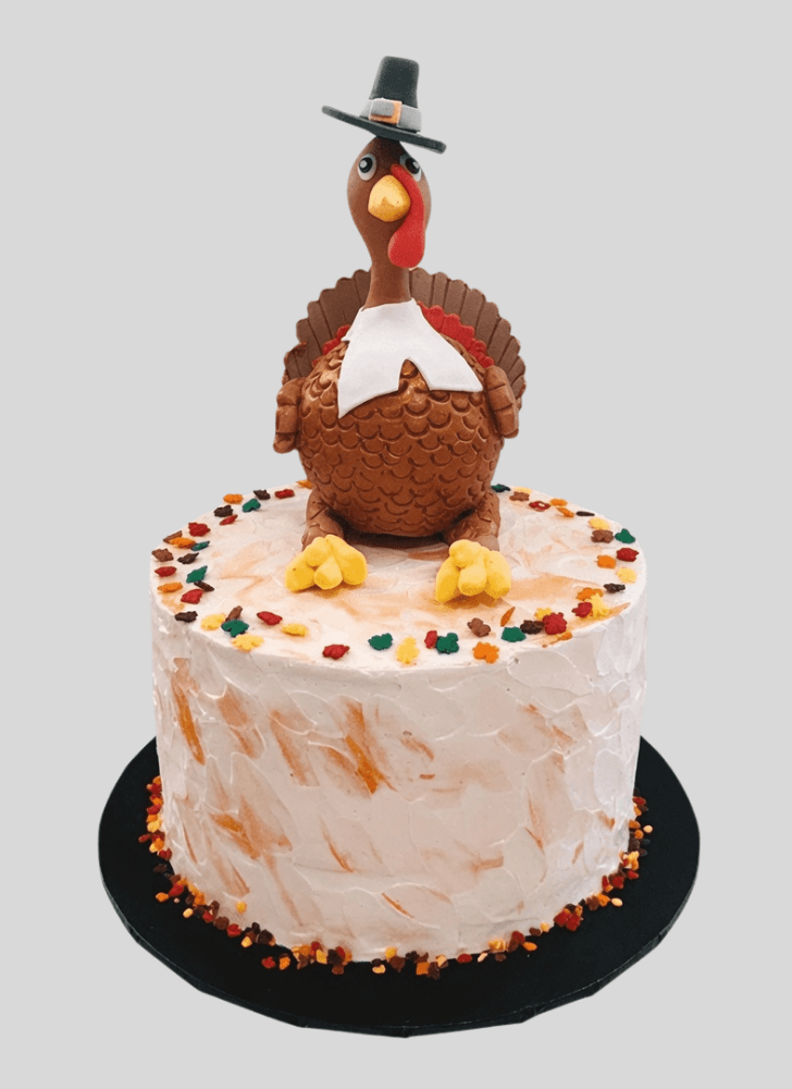 Handsome Turkey Cake
