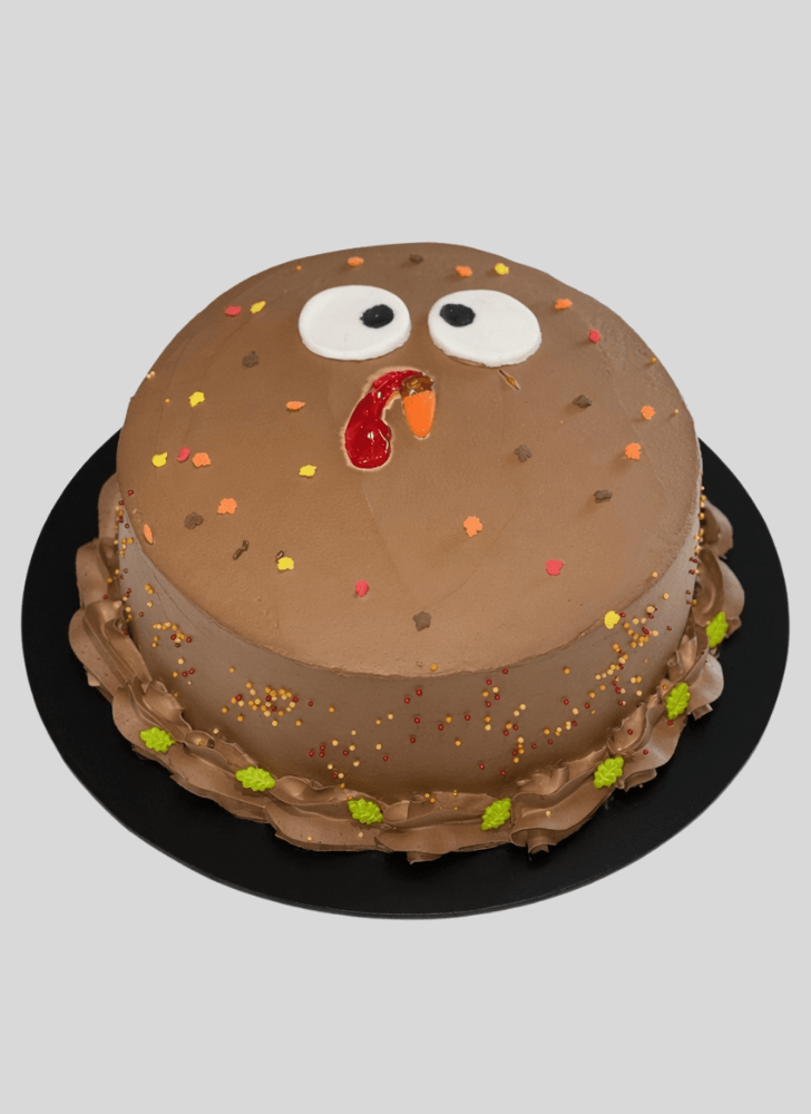 Pretty Turkey Cake