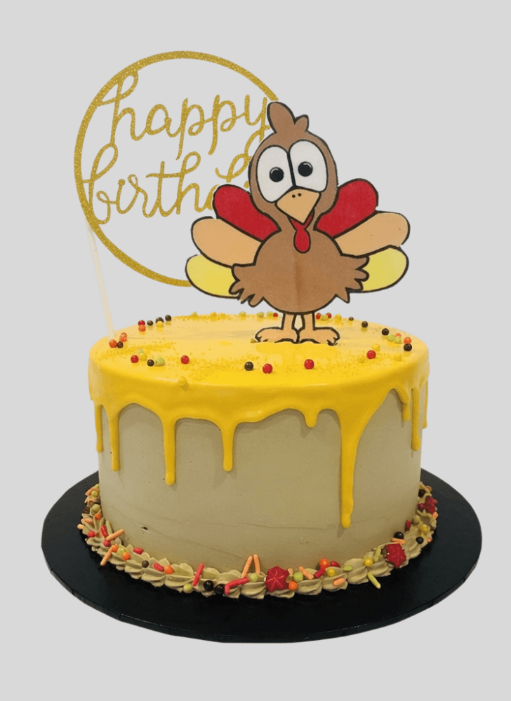 Radiant Turkey Cake