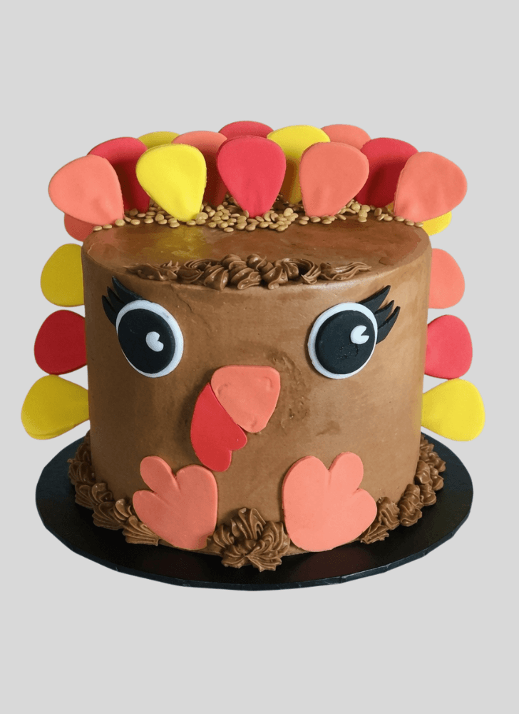 Shapely Turkey Cake