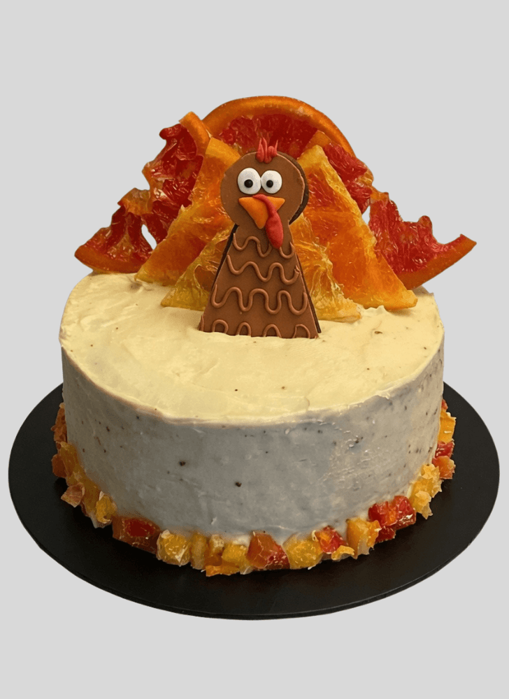 Wonderful Turkey Cake Design