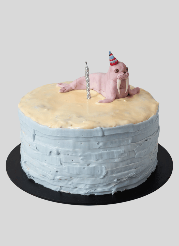 Charming Walrus Cake
