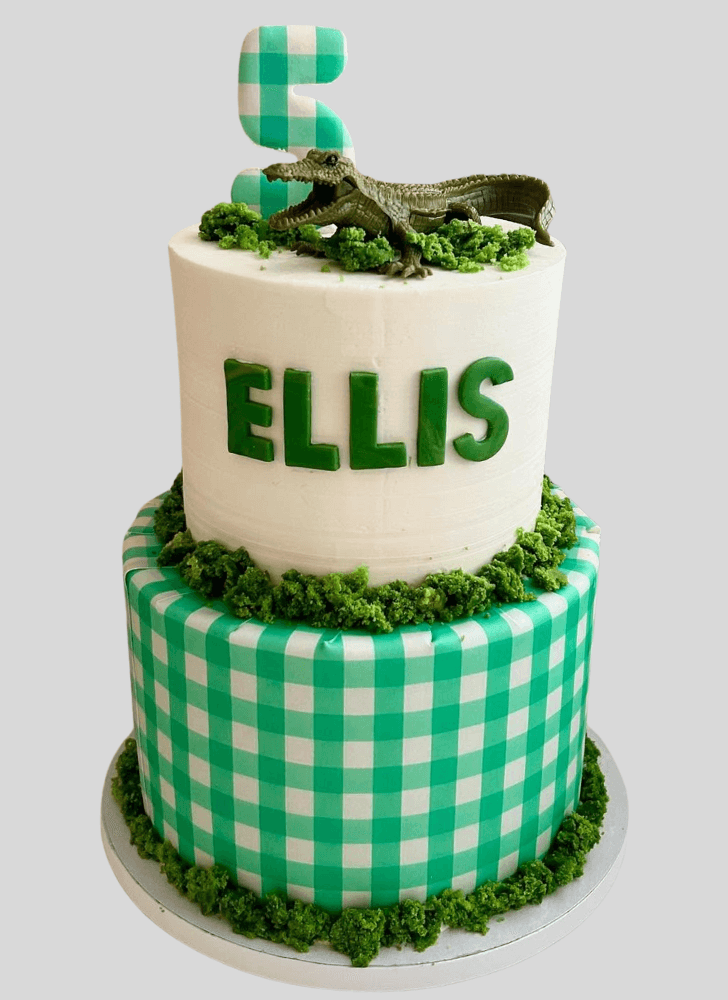 Adorable Alligator Cake