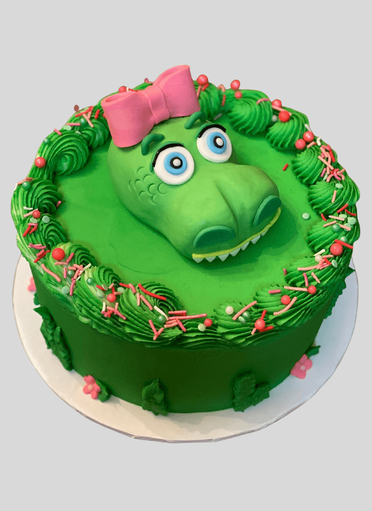 Appealing Alligator Cake