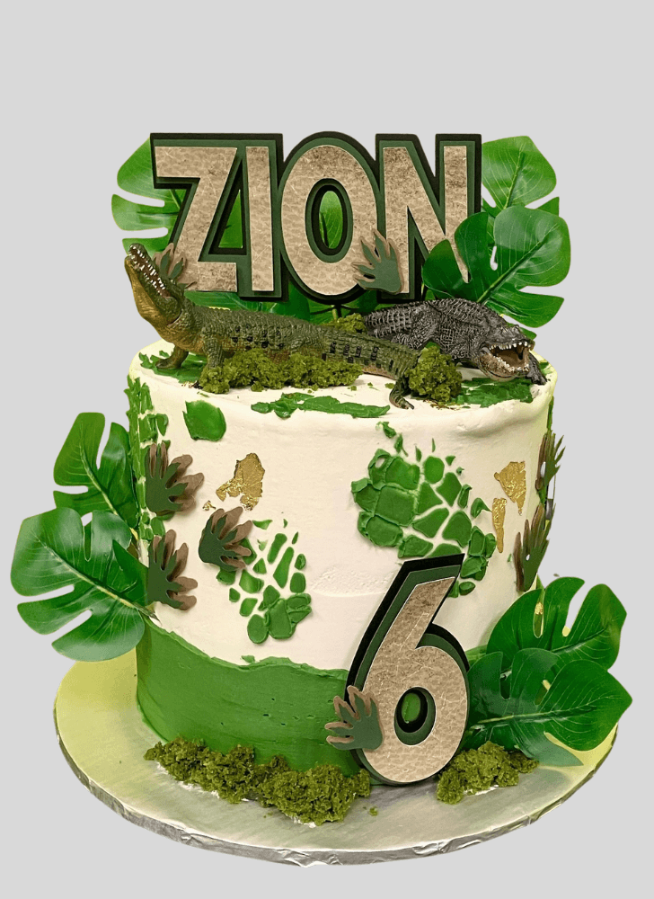 Captivating Alligator Cake