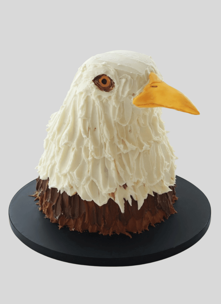 Beauteous Bald Eagle Cake