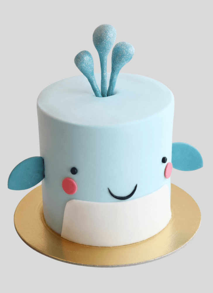 Enthralling Blue Whale Cake