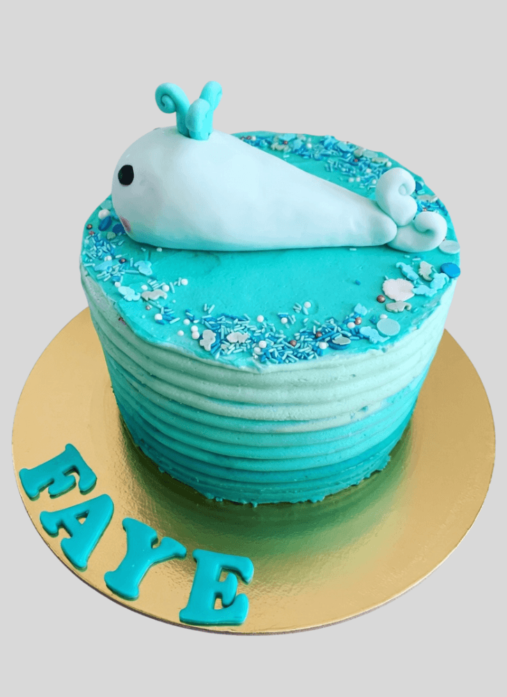 Excellent Blue Whale Cake