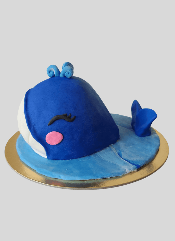 Fascinating Blue Whale Cake