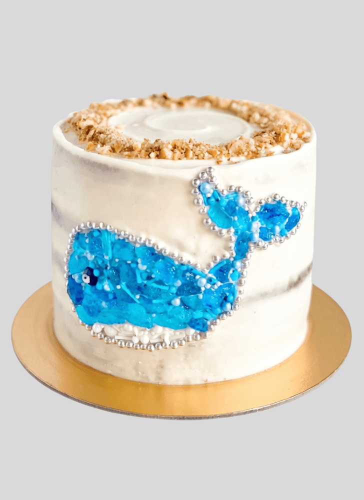 Fetching Blue Whale Cake