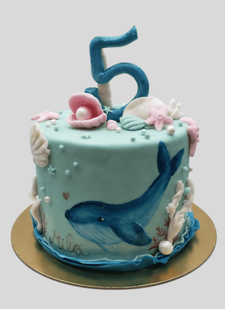 Good Looking Blue Whale Cake
