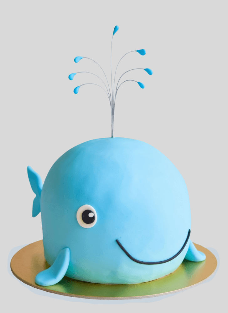 Ravishing Blue Whale Cake
