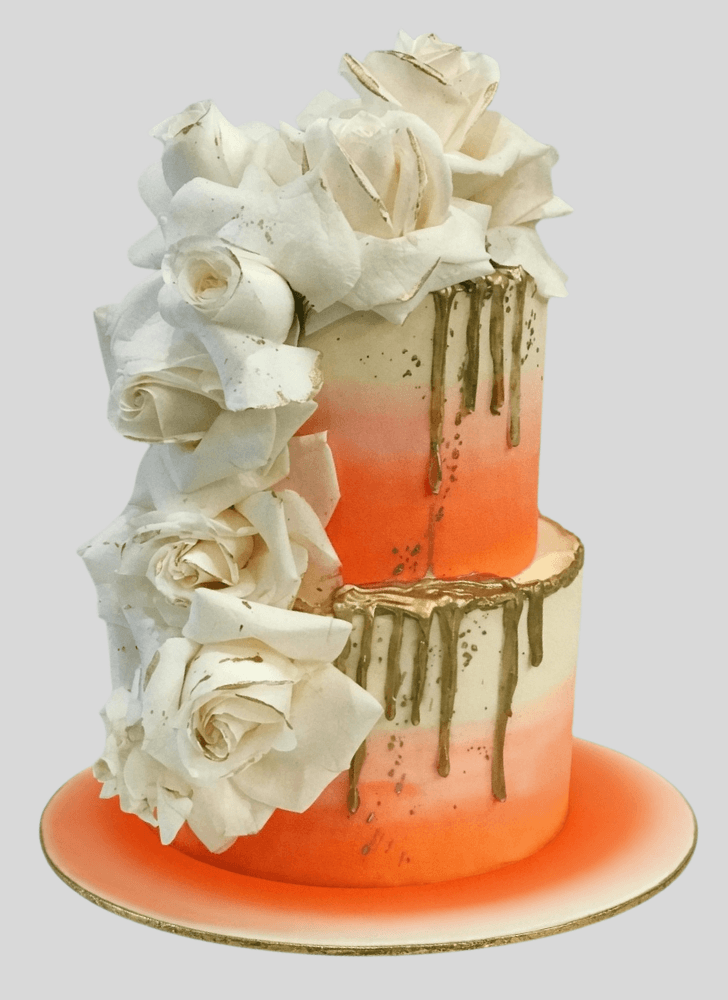 Alluring Coral Cake