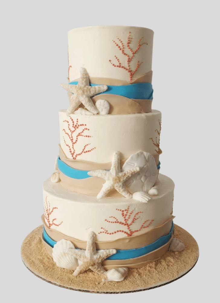 Handsome Coral Cake