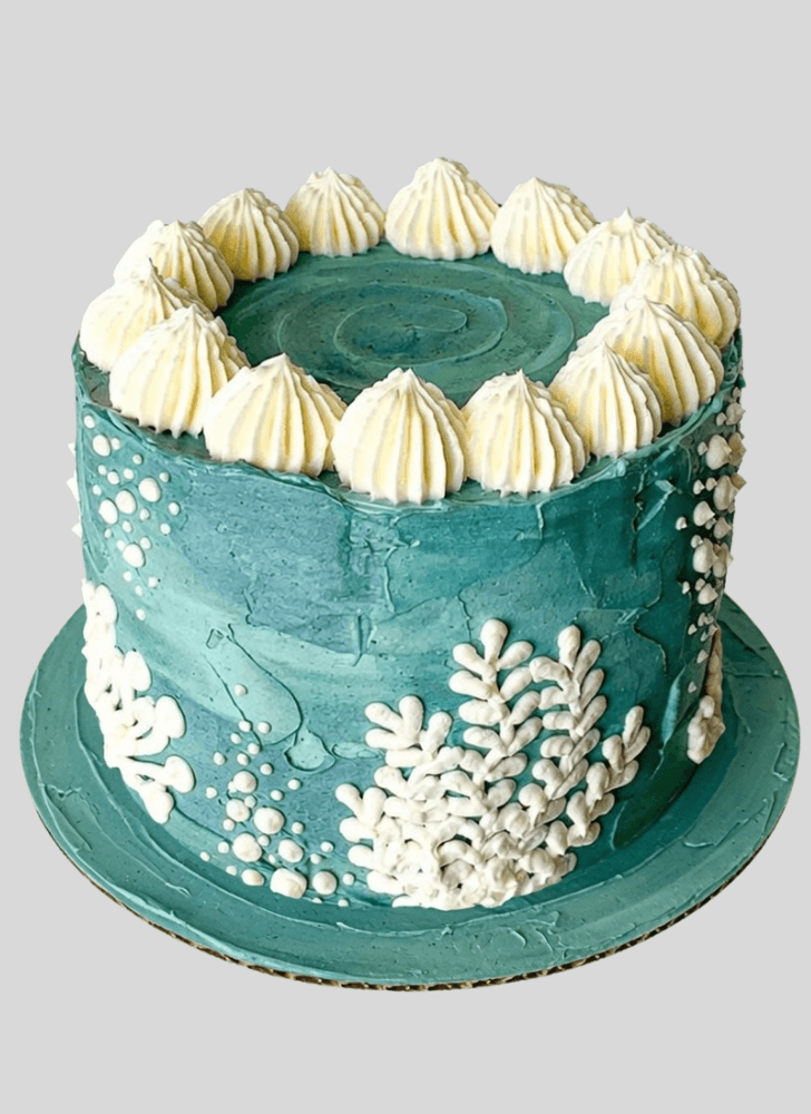 Lovely Coral Cake Design
