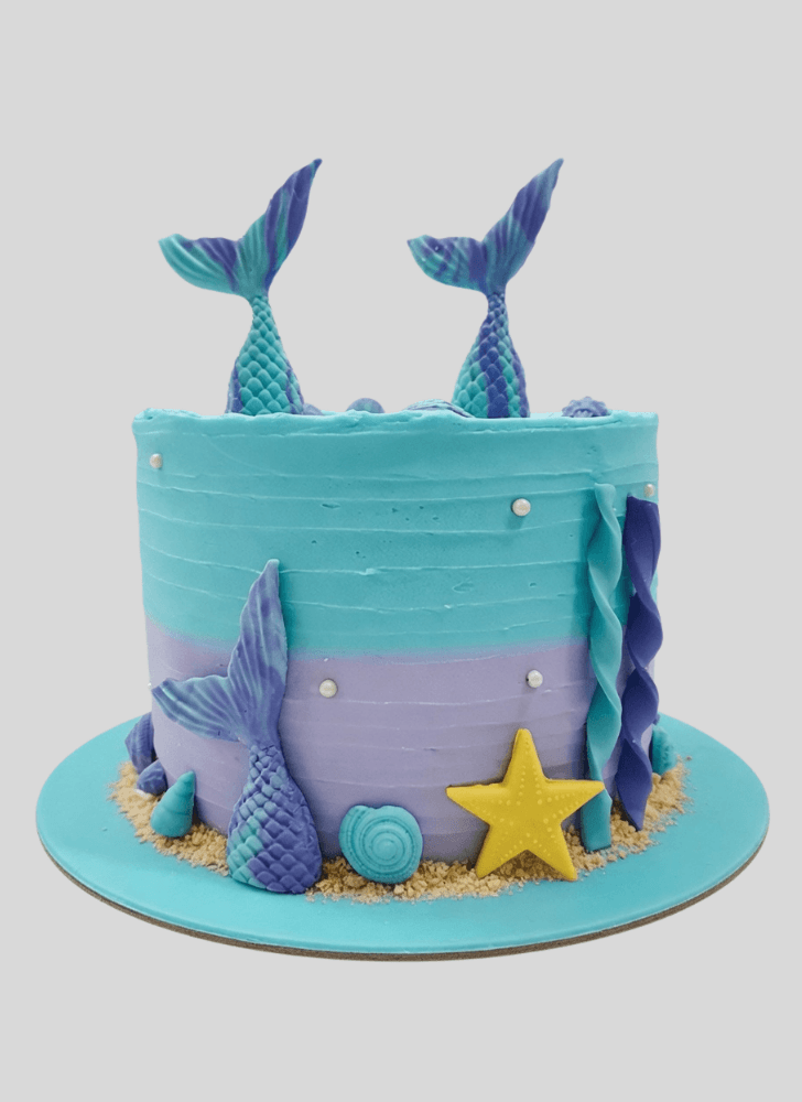 Mesmeric Coral Cake