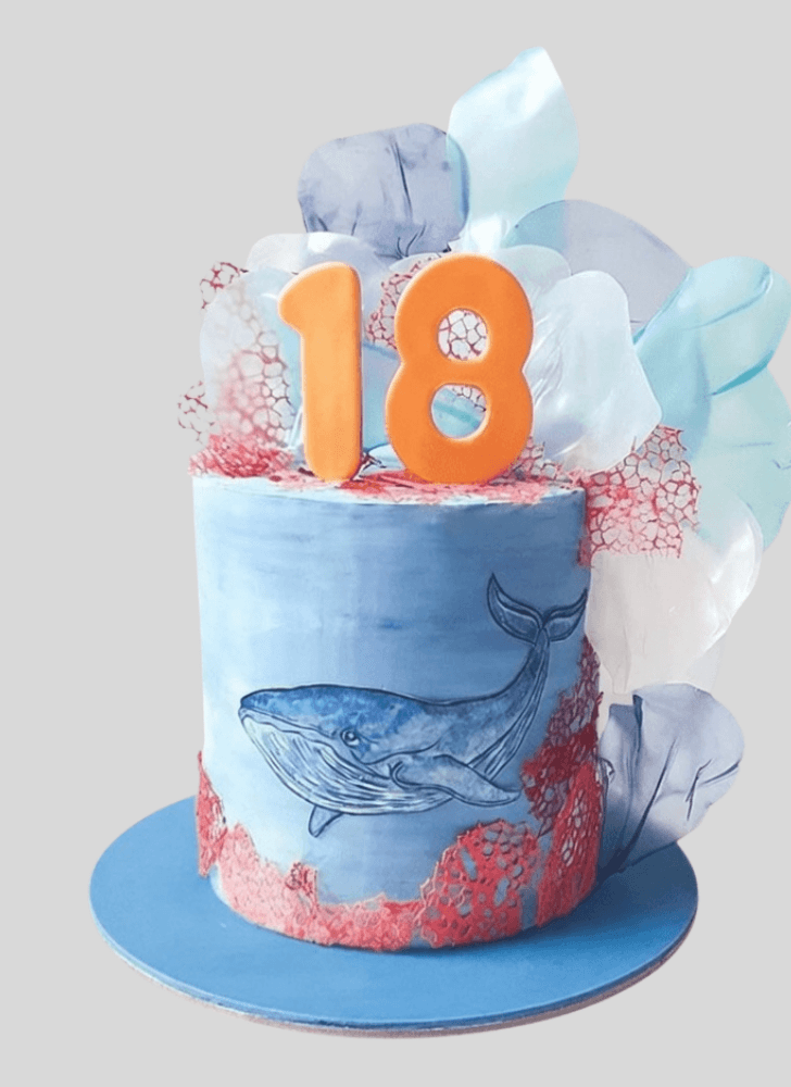 Splendid Coral Cake
