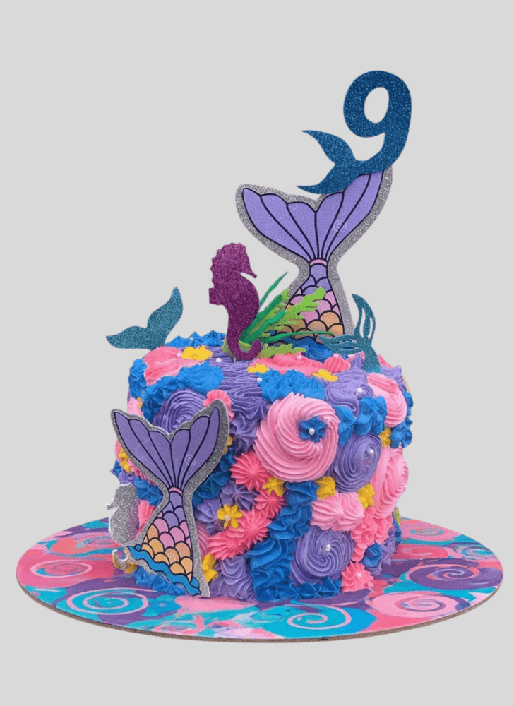 Stunning Coral Cake