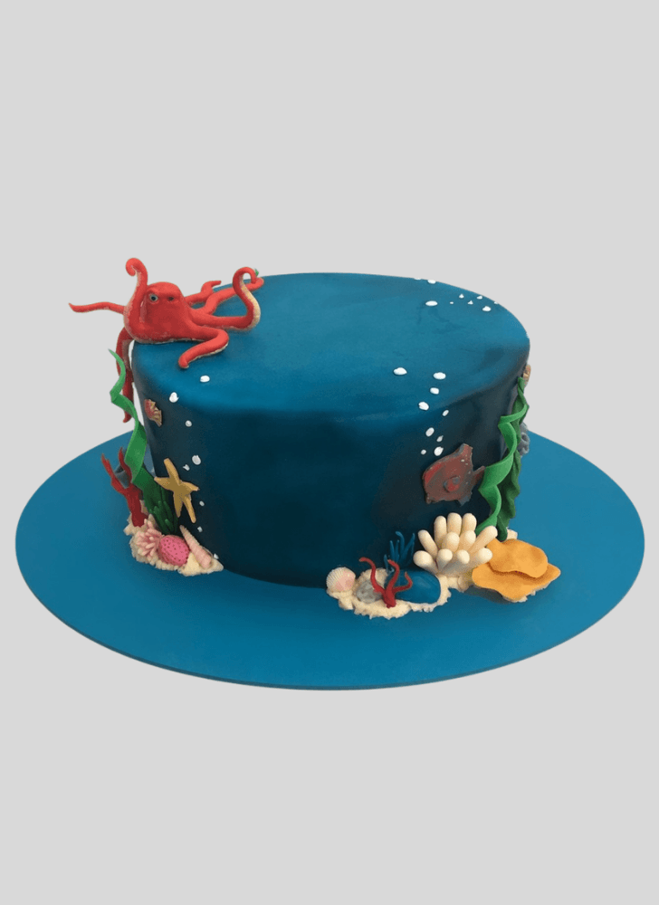 Wonderful Coral Cake Design